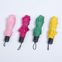 最便宜的伞折叠雨伞花色格子伞超迷你三折伞赠送广告礼品