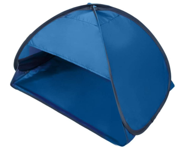 Beach Tent Garden Sun Canopy Screen Shade UV Protector Silver Cloth