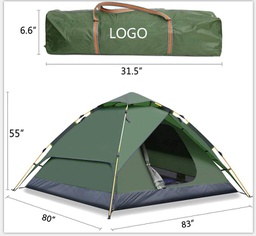 [弹簧帐篷3539] 弹簧合压自动双层帐篷
