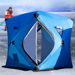 1.8 × 1.8 × 2.1m 3-4 person winter fishing tent
