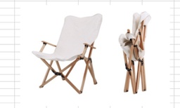 [57沙滩椅6796] 57×62×78cm大号榉木蝴蝶椅（带扶手）