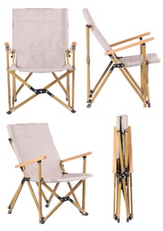 [48沙滩椅11496] 48×55×68cm小号铝合金蝴蝶椅（带扶手)